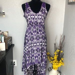 Express Purple Lace Back Dress